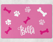 Personalized Pawprint Pet Placemat