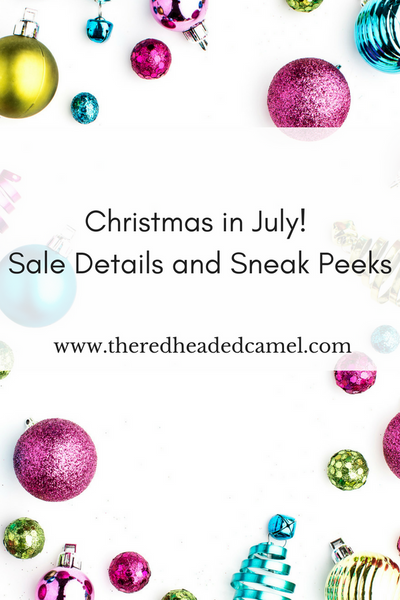 What to Expect for Our Christmas in July Sale