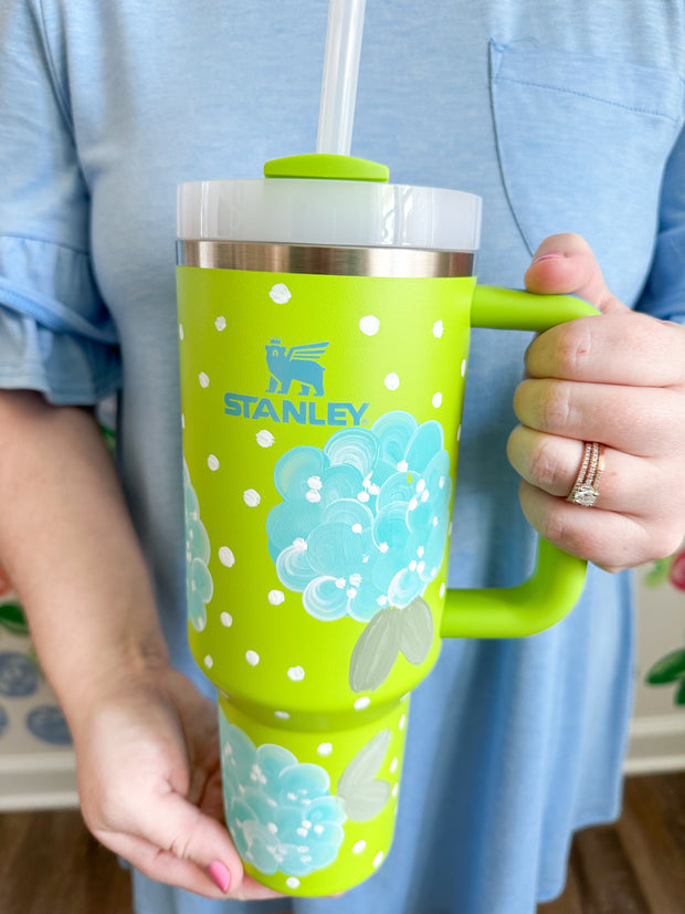 Frosted White Signature Stanley Cup (Choose Your Design) - PREORDER