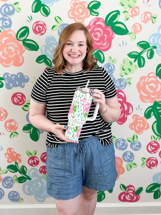 Frosted White Signature Stanley Cup (Choose Your Design) - PREORDER