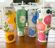 Frosted White Signature Stanley Cup (Choose Your Design) - PREORDER