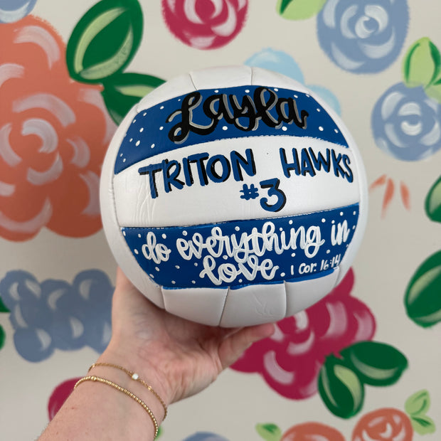 Custom Hand Painted Sports Ball