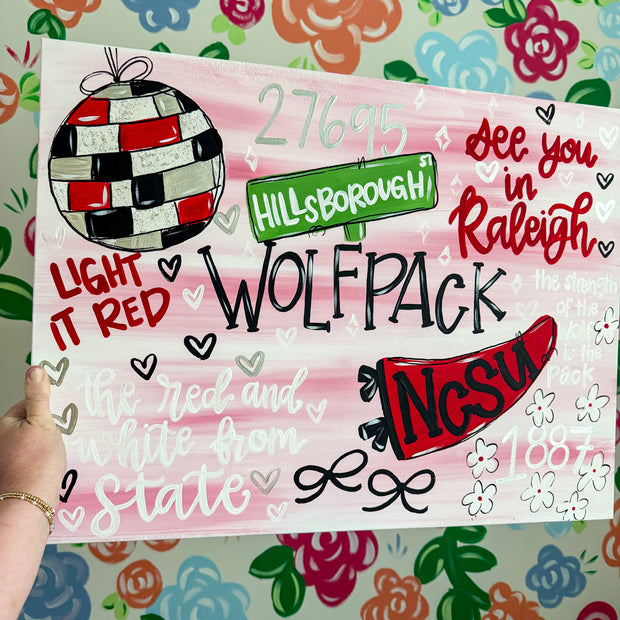 Fan Favorite Custom Hand Painted Canvas