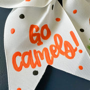 Game Day Personalized Hair Bow