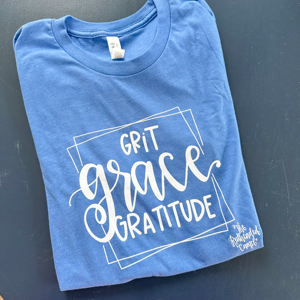SALE Grit Grace and Gratitude Tee