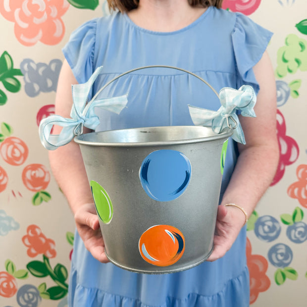 Personalized Boyish Pumpkin Halloween Bucket