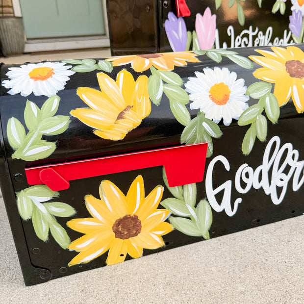 Custom Hand Painted Mailbox – The Redheaded Camel