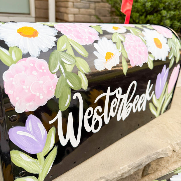Custom Hand Painted Mailbox – The Redheaded Camel