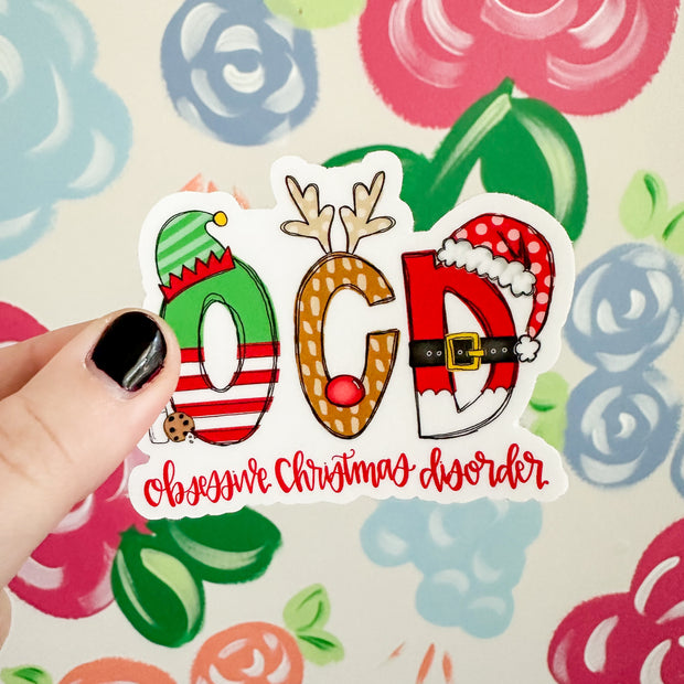 Obsessive Christmas Disorder Sticker
