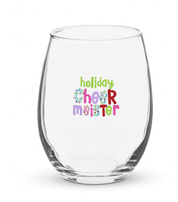 Holiday Cheer Meister Wine Glass