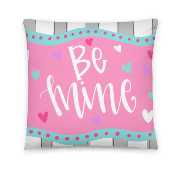 Be Mine Valentine Throw Pillow
