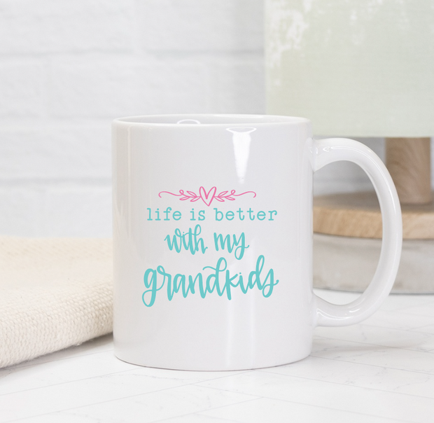 Life is Better with My Grandkids Coffee Mug