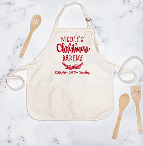 Personalized Christmas Apron