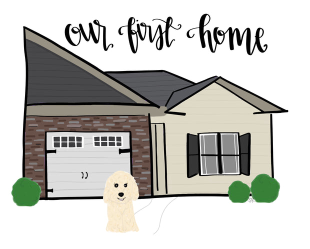 Custom Home Illustration