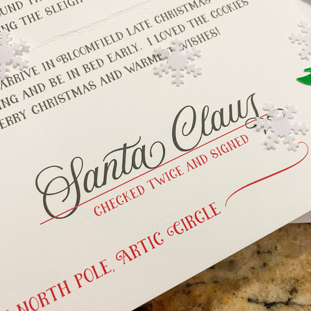 Magical Christmas Personalized Letter from Santa