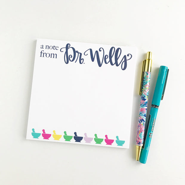 Personalized Pharmacist Notepad