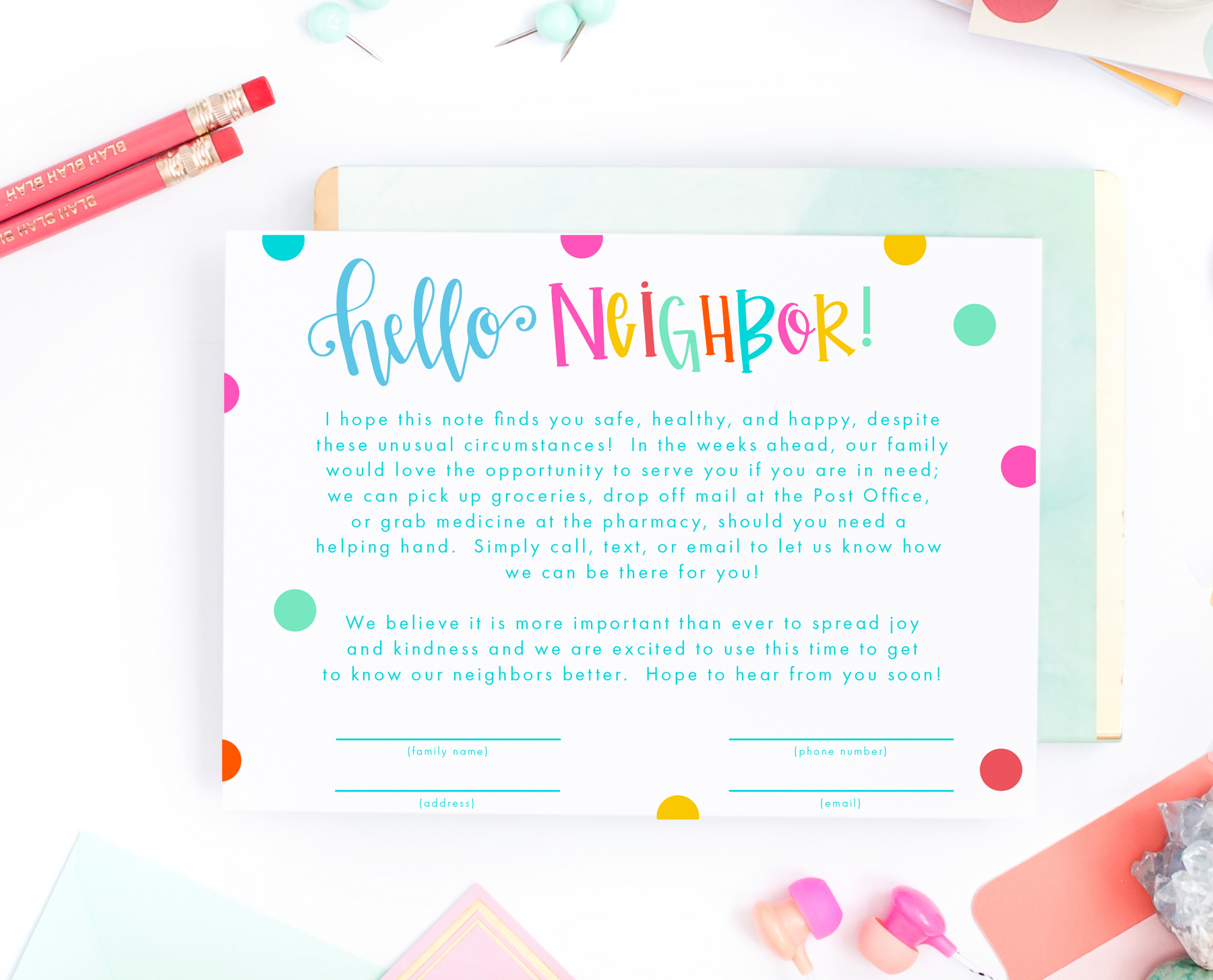 Hello Neighbor Printable – The Redheaded Camel