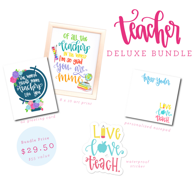 Teacher Appreciation Deluxe Bundle