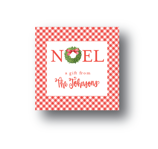 Noel Personalized Gift Label