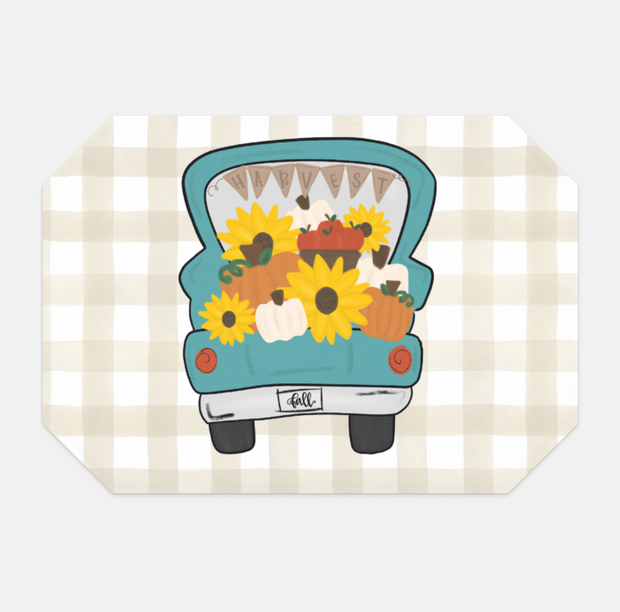 Harvest Truck Fall Placemat