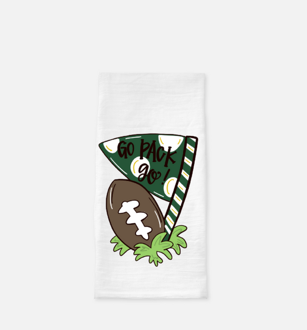 Personalized Football Tea Towel