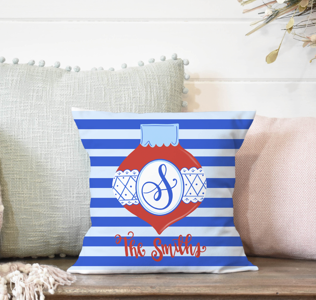 Chinoiserie Ornament Personalized Pillow