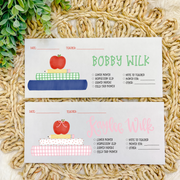 Personalized Student Envelopes