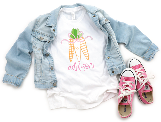 Spring Carrots Personalized Youth Tee