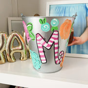 Personalized Floral Easter Bucket