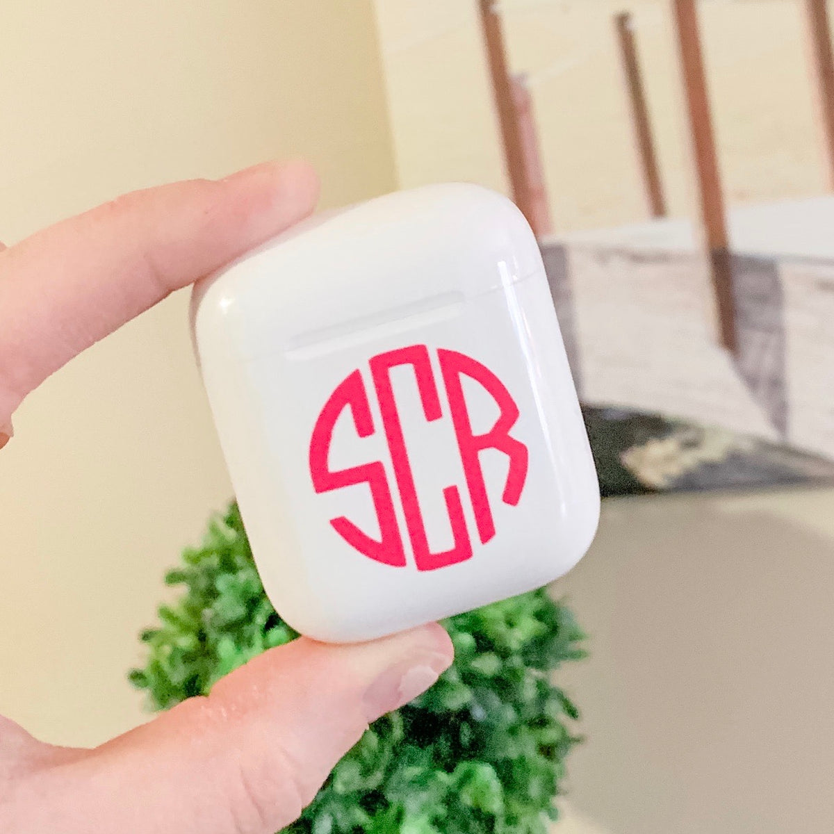 Monogram Decal for AirPods – The Redheaded Camel